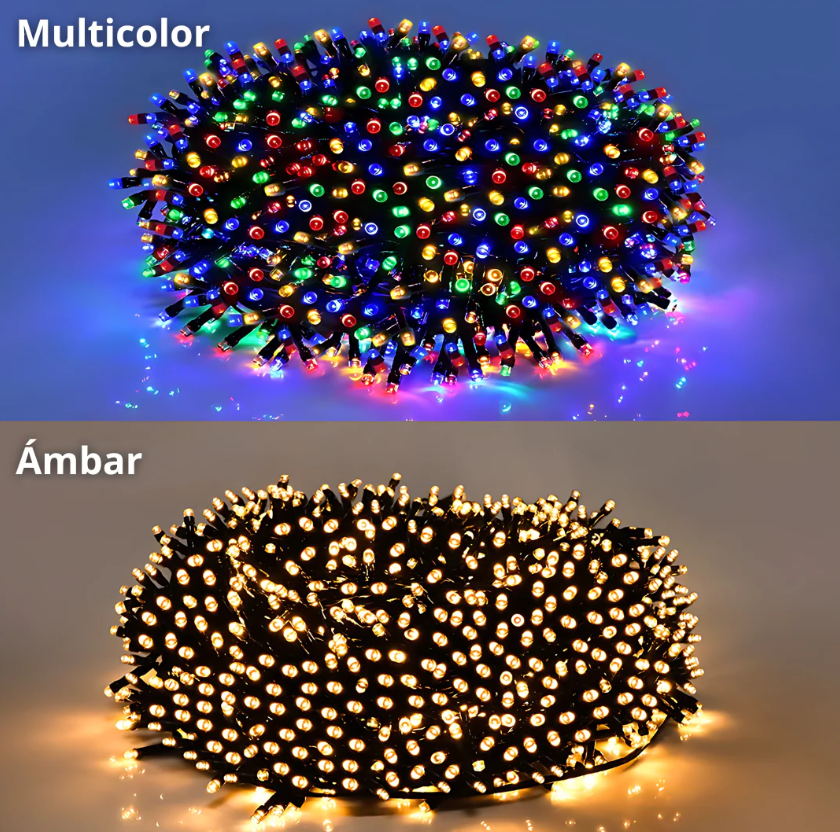 EcoGlow™ | Luces navideñas solares