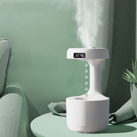 GravityMist™ | Humidificador Antigravedad Con Reloj