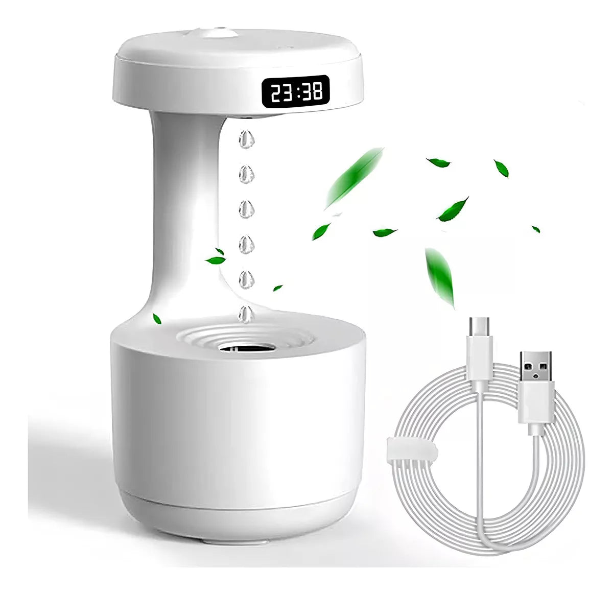 GravityMist™ | Humidificador Antigravedad Con Reloj